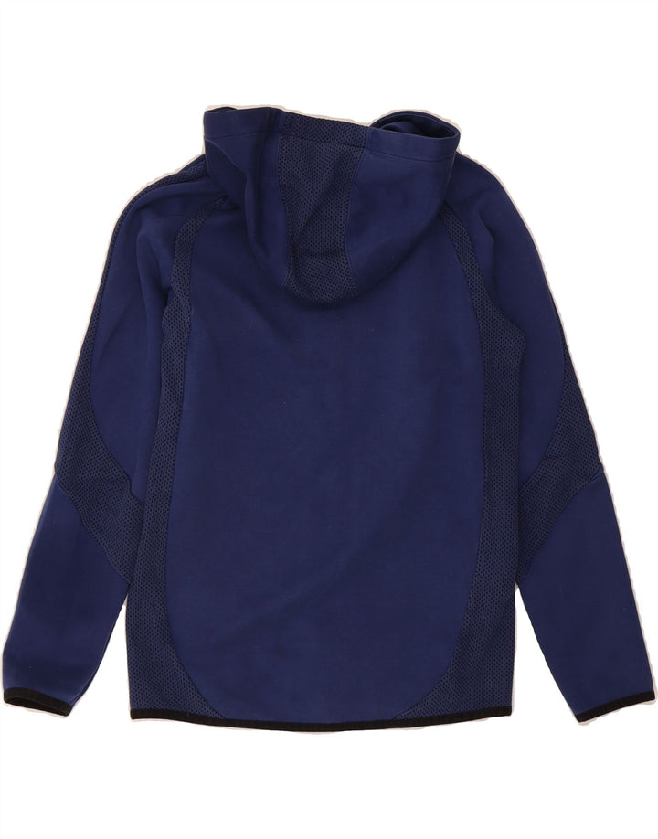 PUMA Boys Zip Hoodie Sweater 13-14 Years Navy Blue Cotton Vintage Puma and Second-Hand Puma from Messina Hembry 