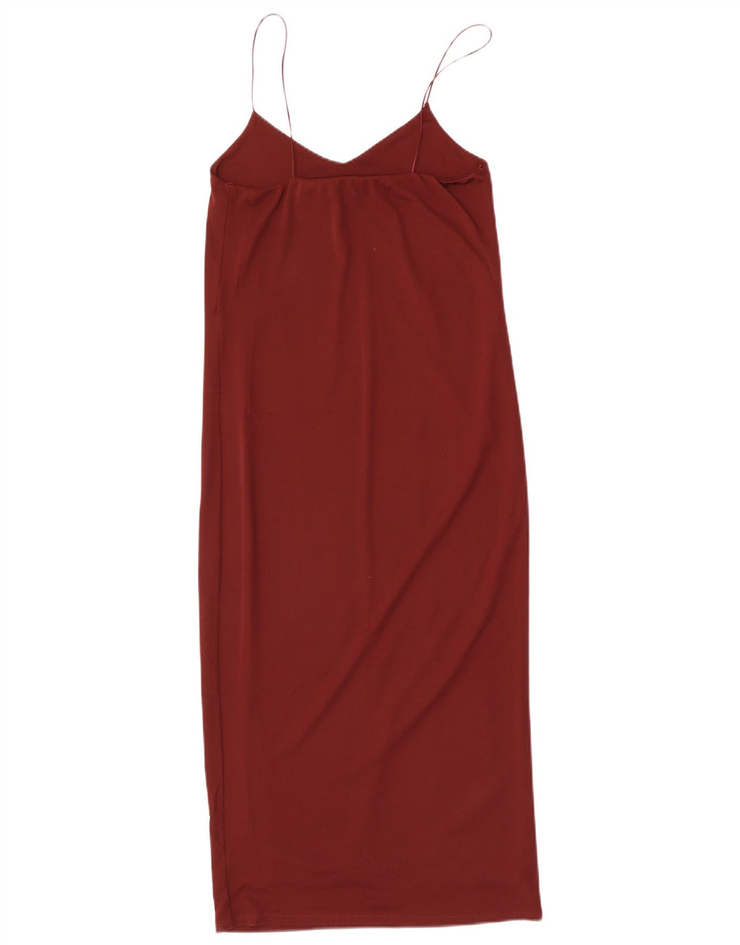 Vestido Slip Feminino Zara Reino Unido 8 Pequeno Marrom