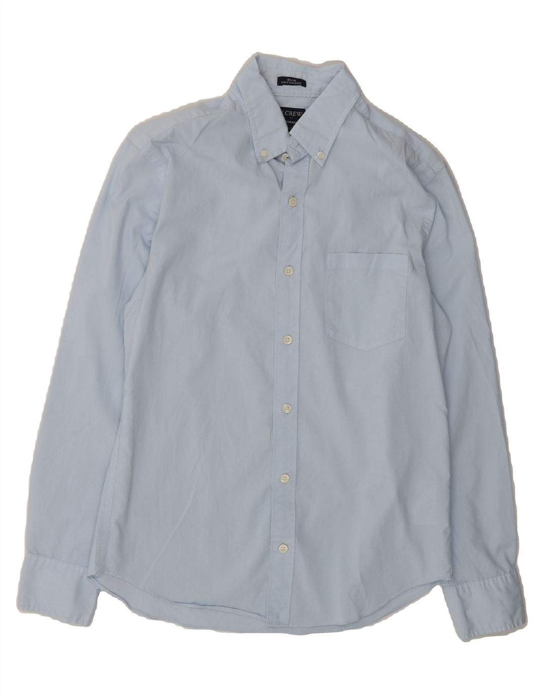 J. CREW Mens Slim Shirt Small Blue Cotton Vintage J. Crew and Second-Hand J. Crew from Messina Hembry 