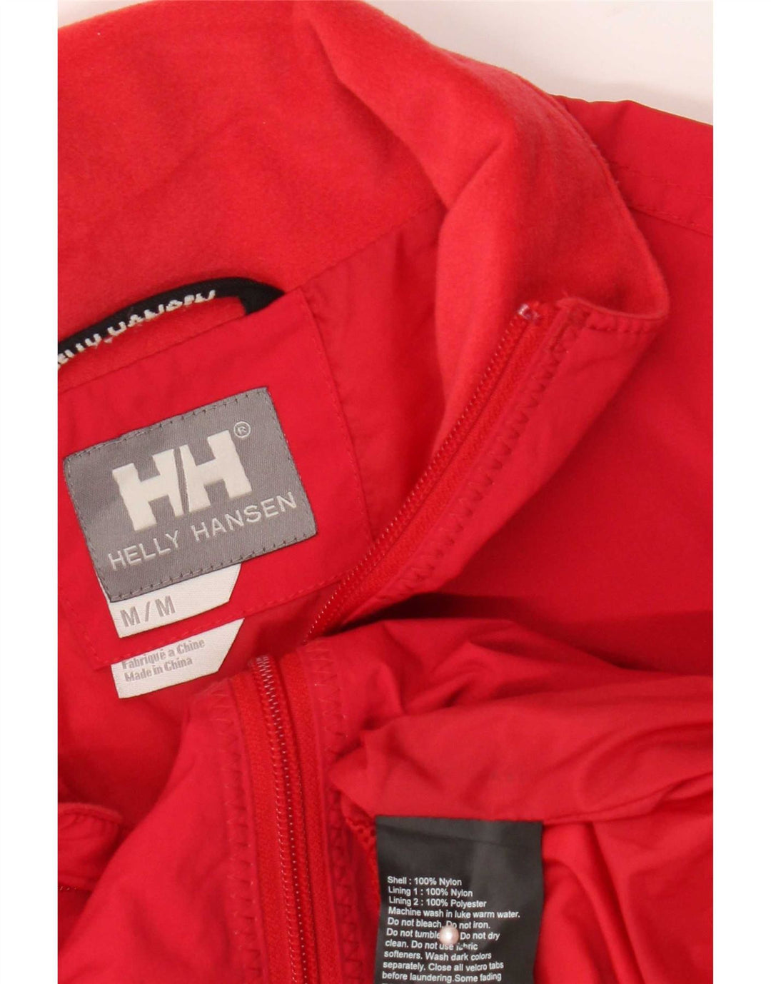 Jaqueta bomber masculina Helly Hansen Reino Unido 38 nylon vermelho médio