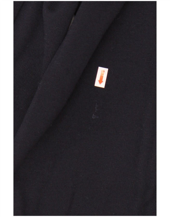 Suéter masculino MARZ com decote em V IT 52 grande lã azul marinho