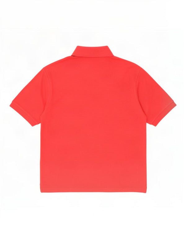 Camisa polo masculina Nike UK 37/38 XL algodão vermelho