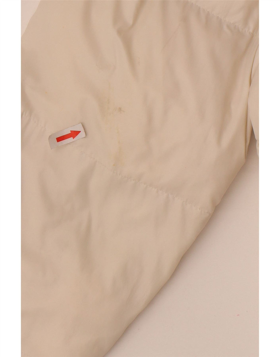 Jaqueta acolchoada com capuz feminina Nike UK 16/18 grande off white nylon