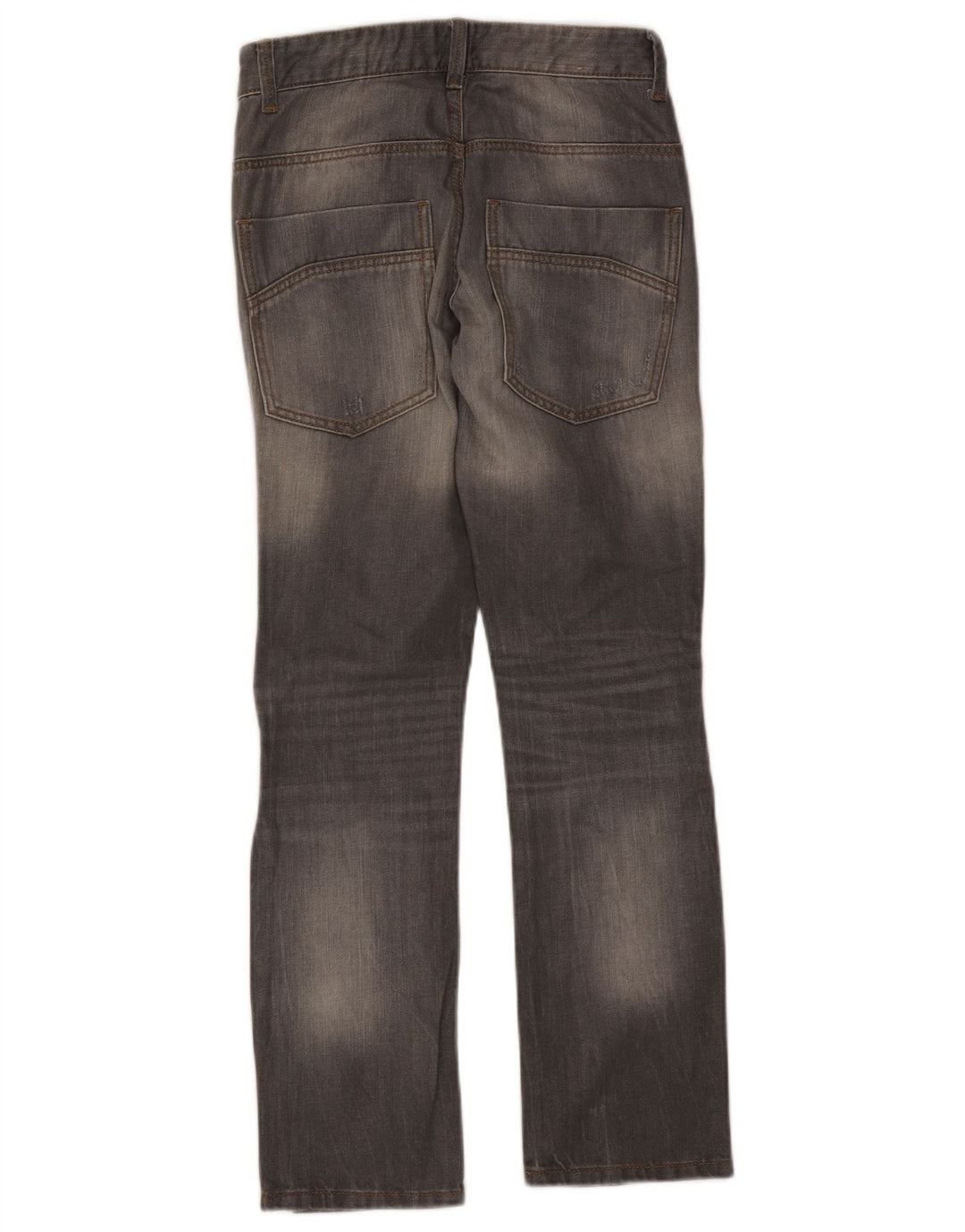 Jeans retos desgastados para meninas BENETTON 11-12 anos 2XL W28 L28 cinza