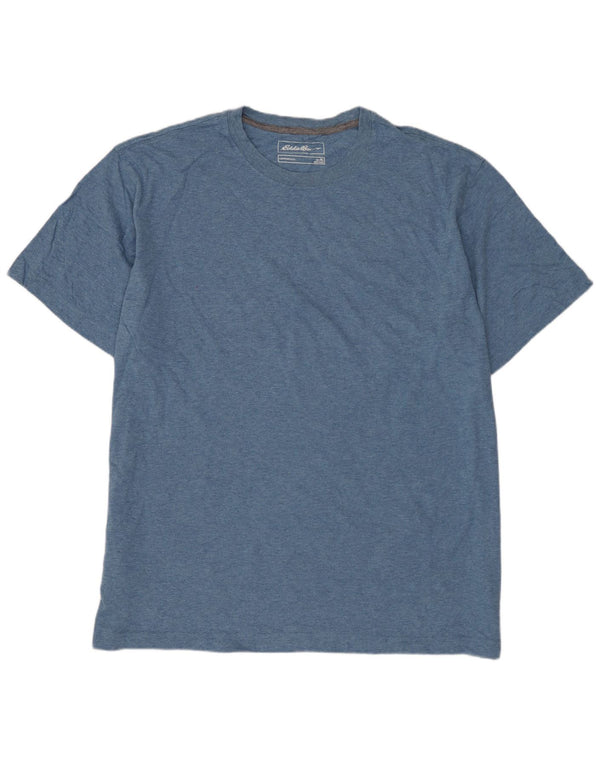 Camiseta masculina EDDIE BAUER Top XL algodão azul