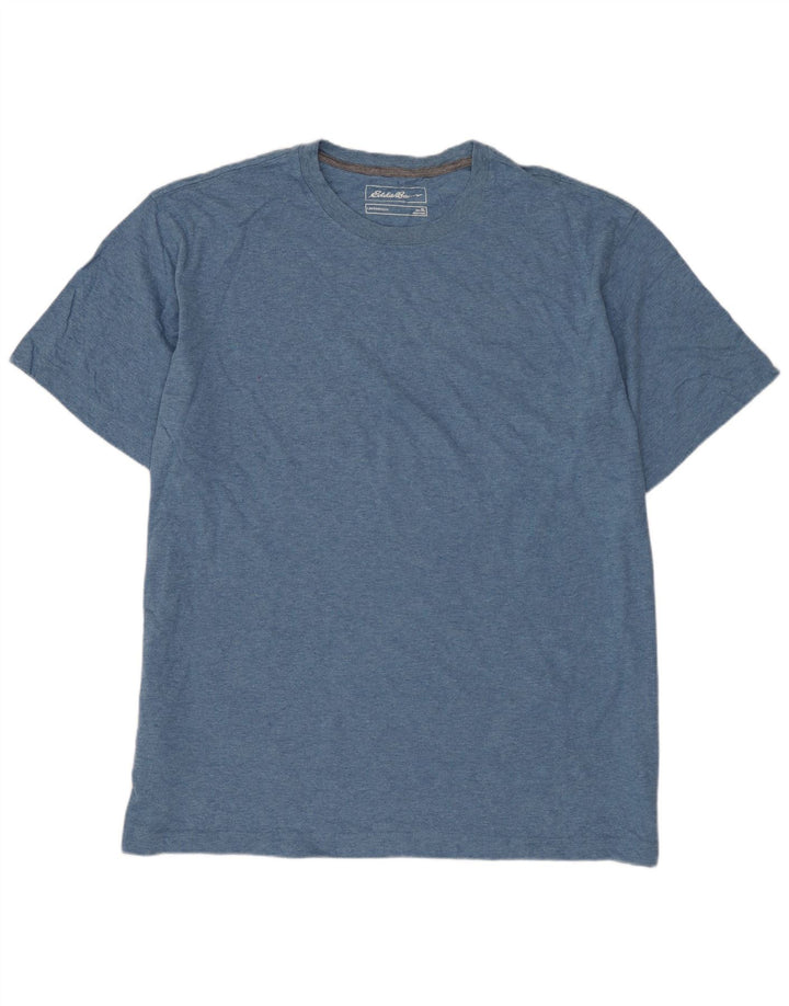 Camiseta masculina EDDIE BAUER Top XL algodão azul