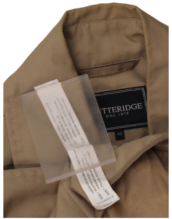 Trench Coat masculino Gutteridge IT 48 algodão bege médio