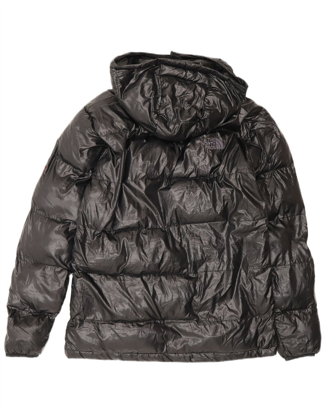 Jaqueta masculina acolchoada com capuz The North Face UK 40 grande poliéster preto