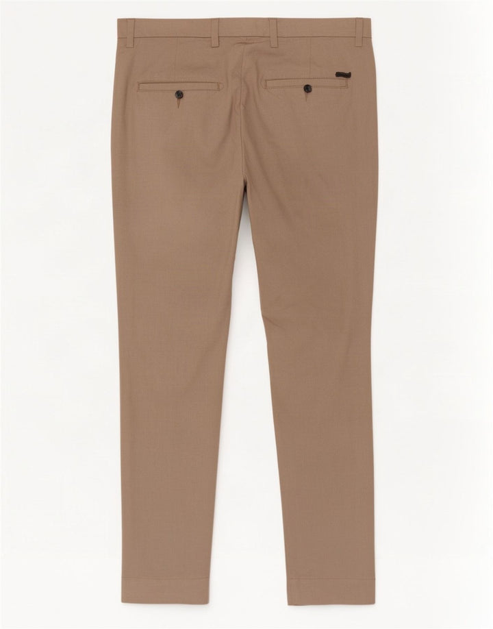 Calça Chino Cônica Masculina Jack & Jones W34 L32 Poliéster Bege