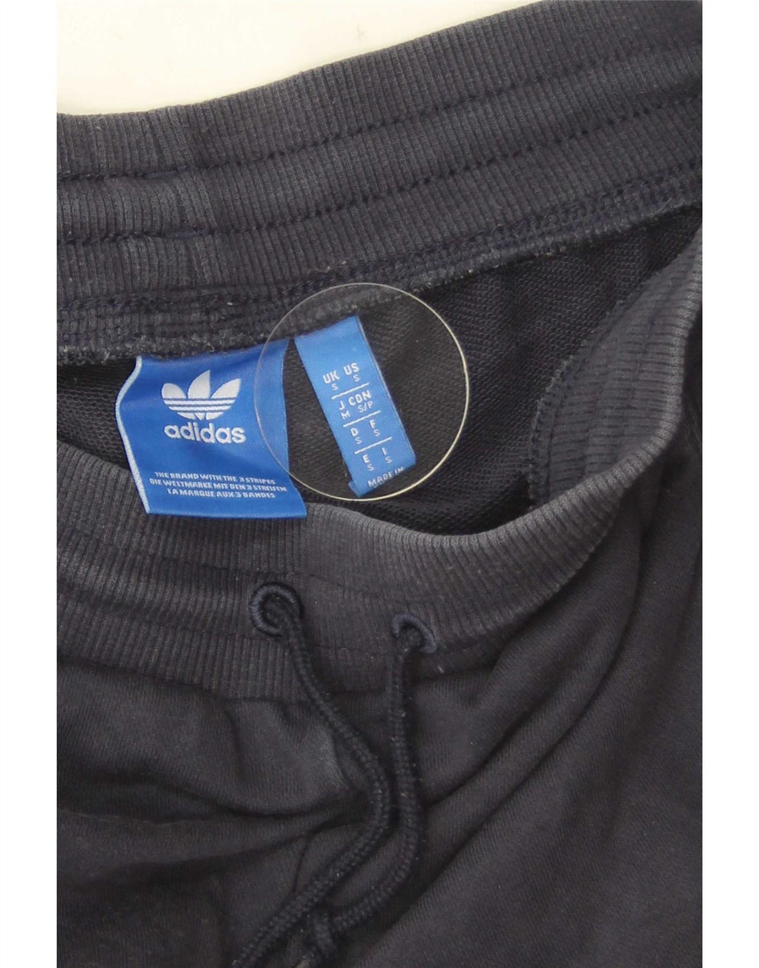 Adidas Mens Treino Calças Joggers Pequeno Azul Marinho