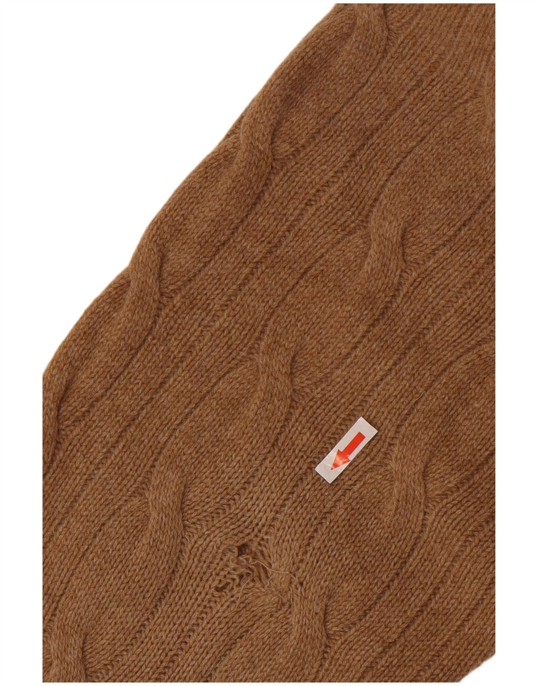 Suéter masculino Benetton com gola redonda 2XL marrom