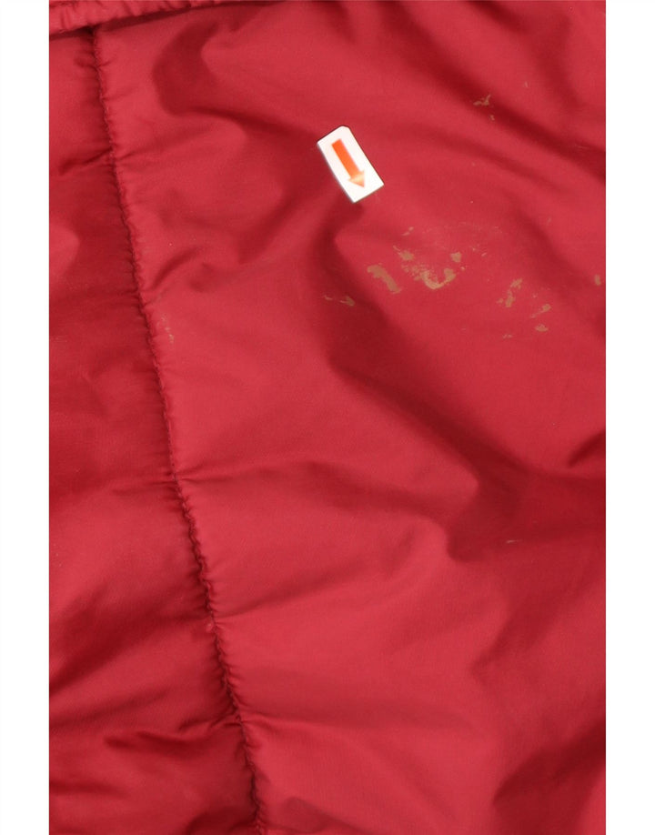 Jaqueta acolchoada masculina vintage UK 42 XL vermelha