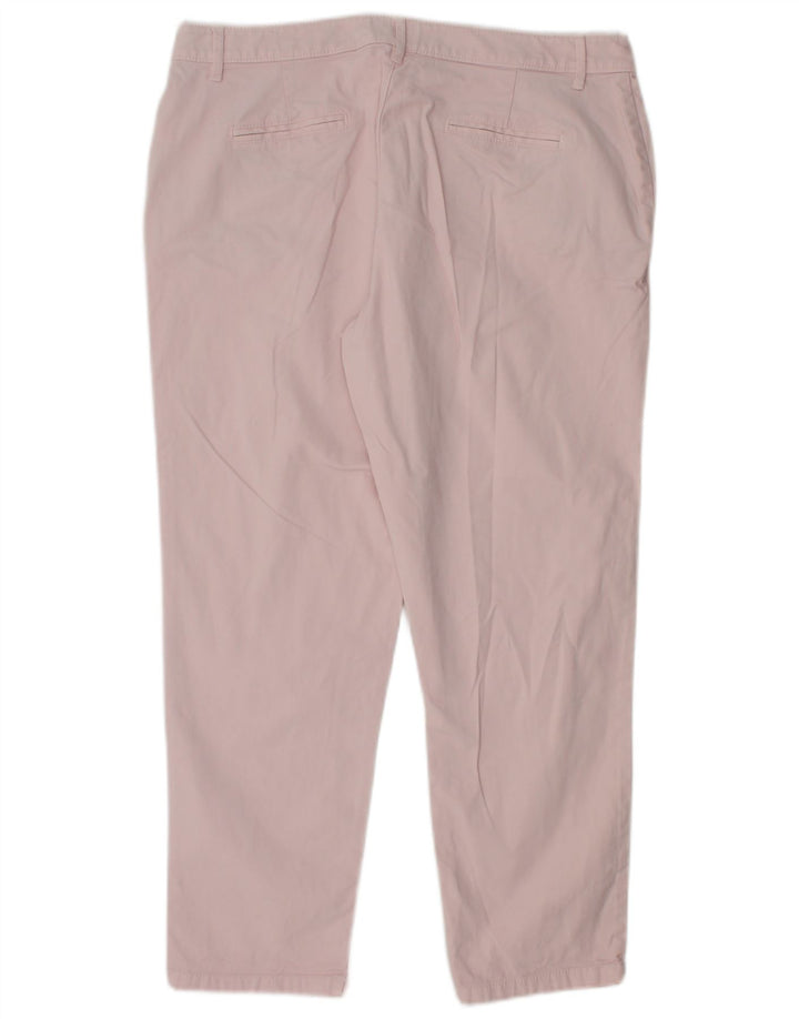 Calça Chino Cônica Feminina JOULES Reino Unido 14 Grande W32 L25 Algodão Rosa
