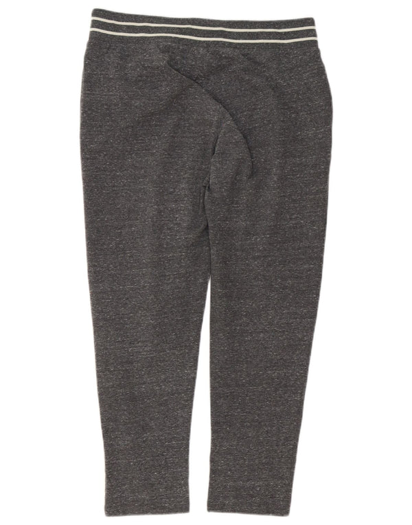 Calça de treino feminina Champion UK 14 grande algodão manchado cinza