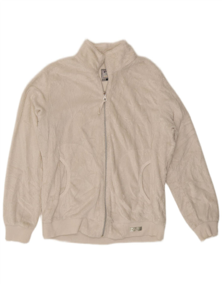Jaqueta de lã feminina Champion UK 18 XL poliéster branco