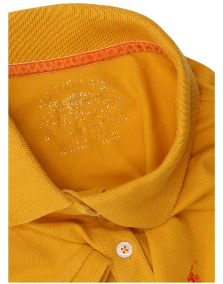 ASSN POLO DOS EUA. Polo Mulher UK 14 Médio Amarelo