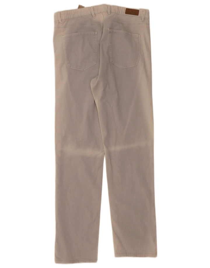 Calça casual reta masculina MASSIMO DUTTI UE 42 grande W32 L32 cinza