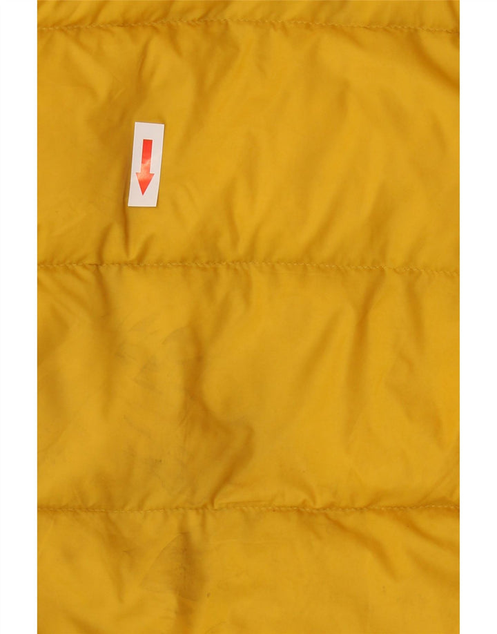 Casaco feminino acolchoado com capuz MARKS & SPENCER UK 18 XL amarelo poliamida