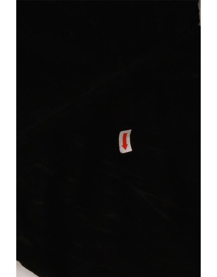 Jaqueta de camurça feminina VINTAGE UK 14 grande preta