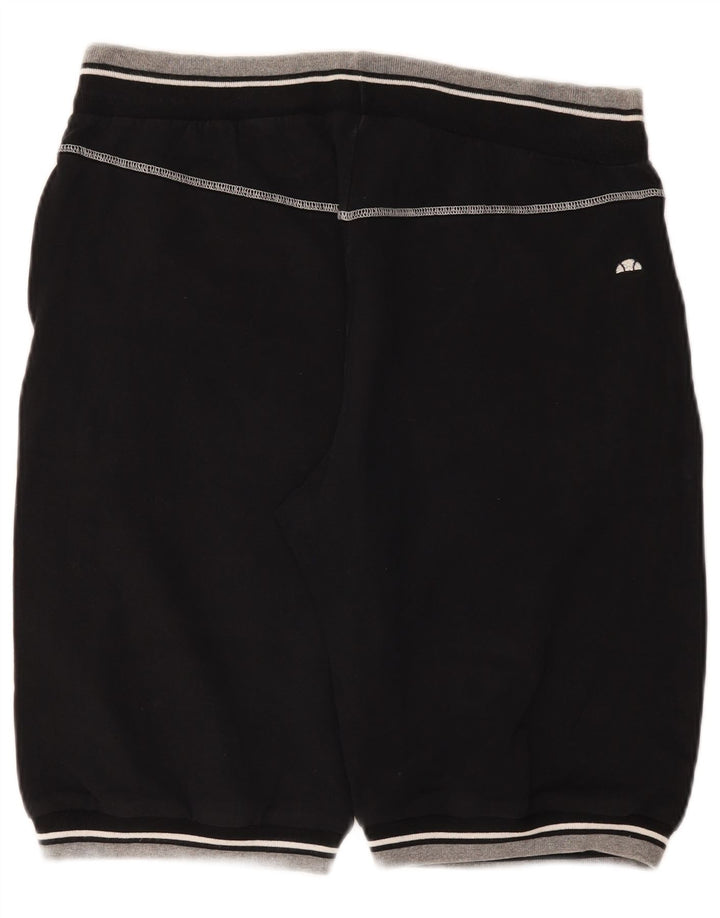 Ellesse Mens Sport Shorts Grande Algodão Preto