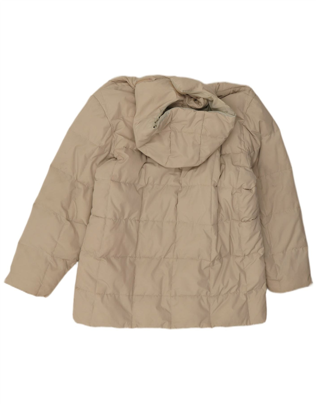 Casaco acolchoado com capuz feminino Sergio Tacchini UK 20 2XL bege