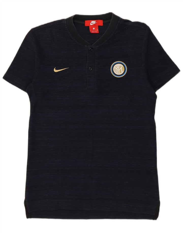 Camiseta Nike Masculina Inter de Milão Top Pequeno Azul Marinho