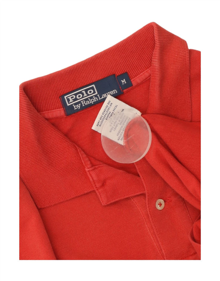 Camisa polo masculina POLO RALPH LAUREN algodão vermelho médio