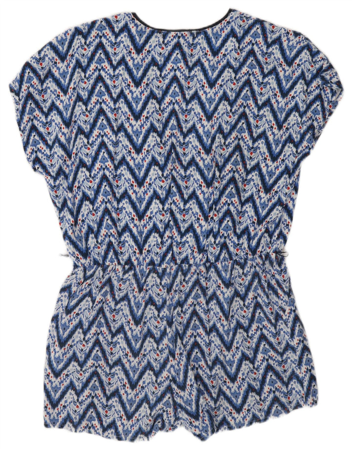 Macacão feminino PEPE JEANS UK 16 grande azul Chevron