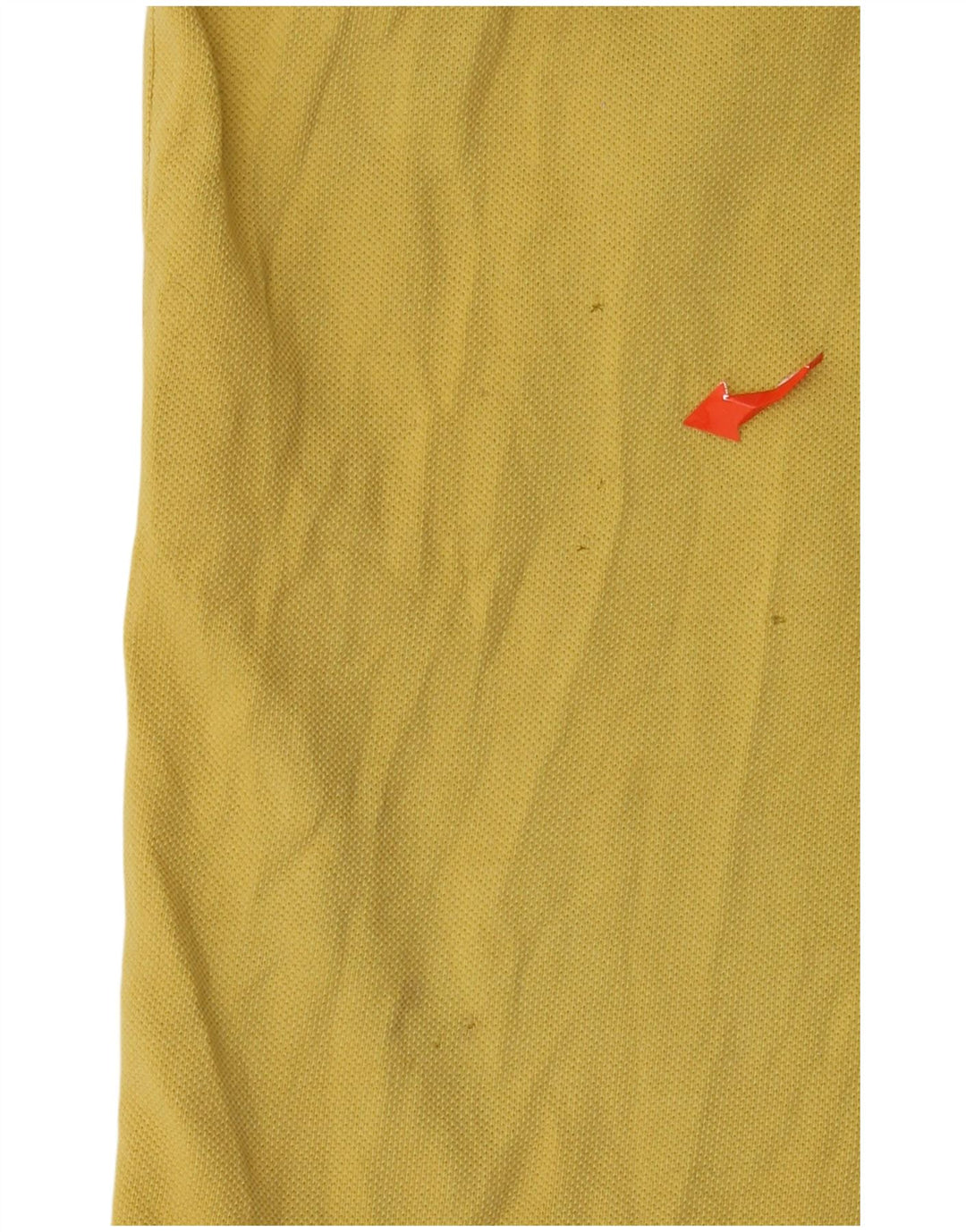 ARMANI JEANS Camisa polo masculina 2XL algodão amarelo