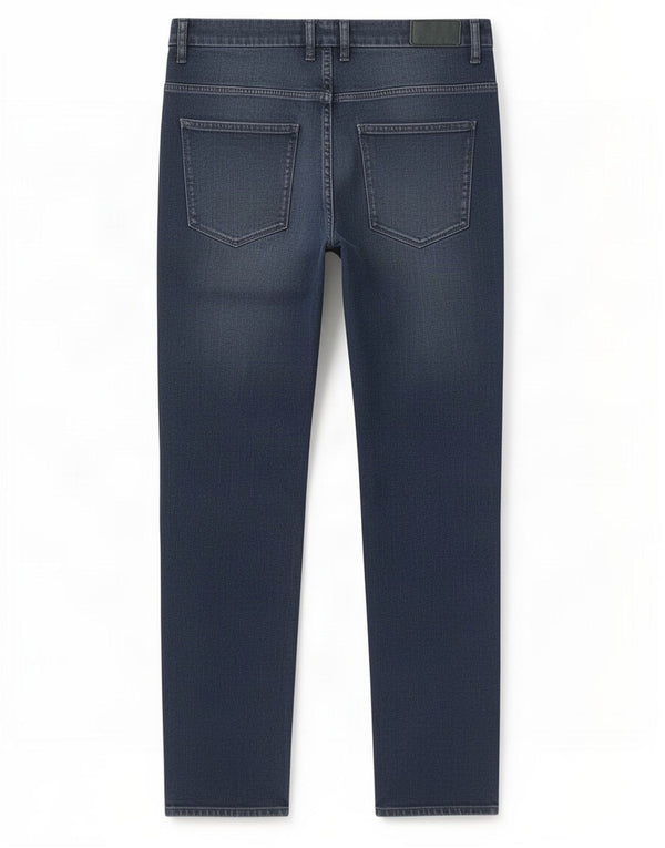 Tommy Hilfiger Masculino Radburn Tapered Jeans W36 L34 Azul Algodão