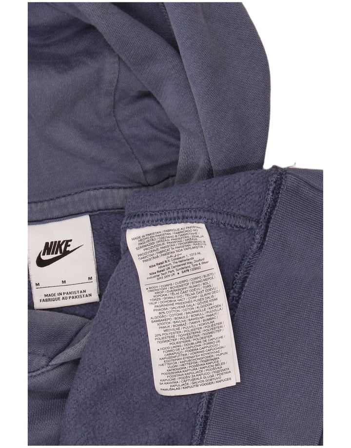 Nike Mens Hoodie Jumper Médio Algodão Azul