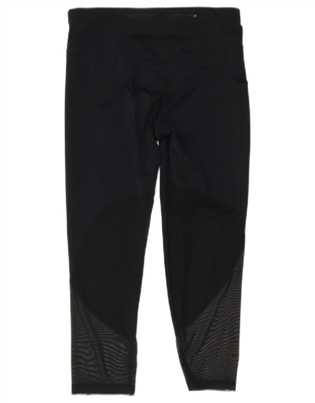 Leggings Nike Womens Dri Fit UK 8 Pequeno Poliéster Geométrico Preto