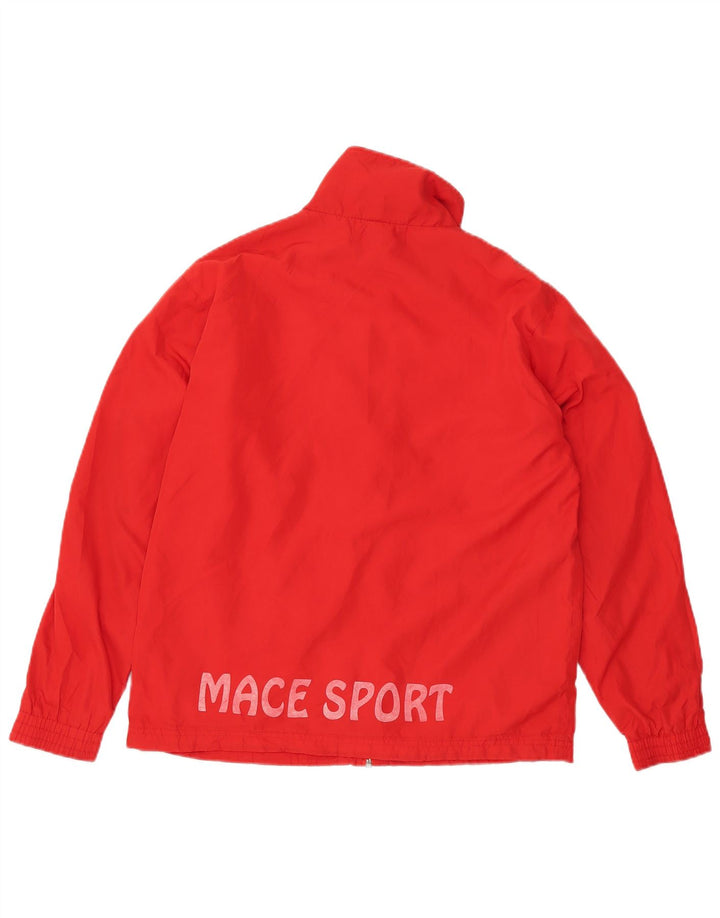 Umbro Mens Graphic Tracksuit Top Jacket Pequeno Poliéster Colorblock Vermelho