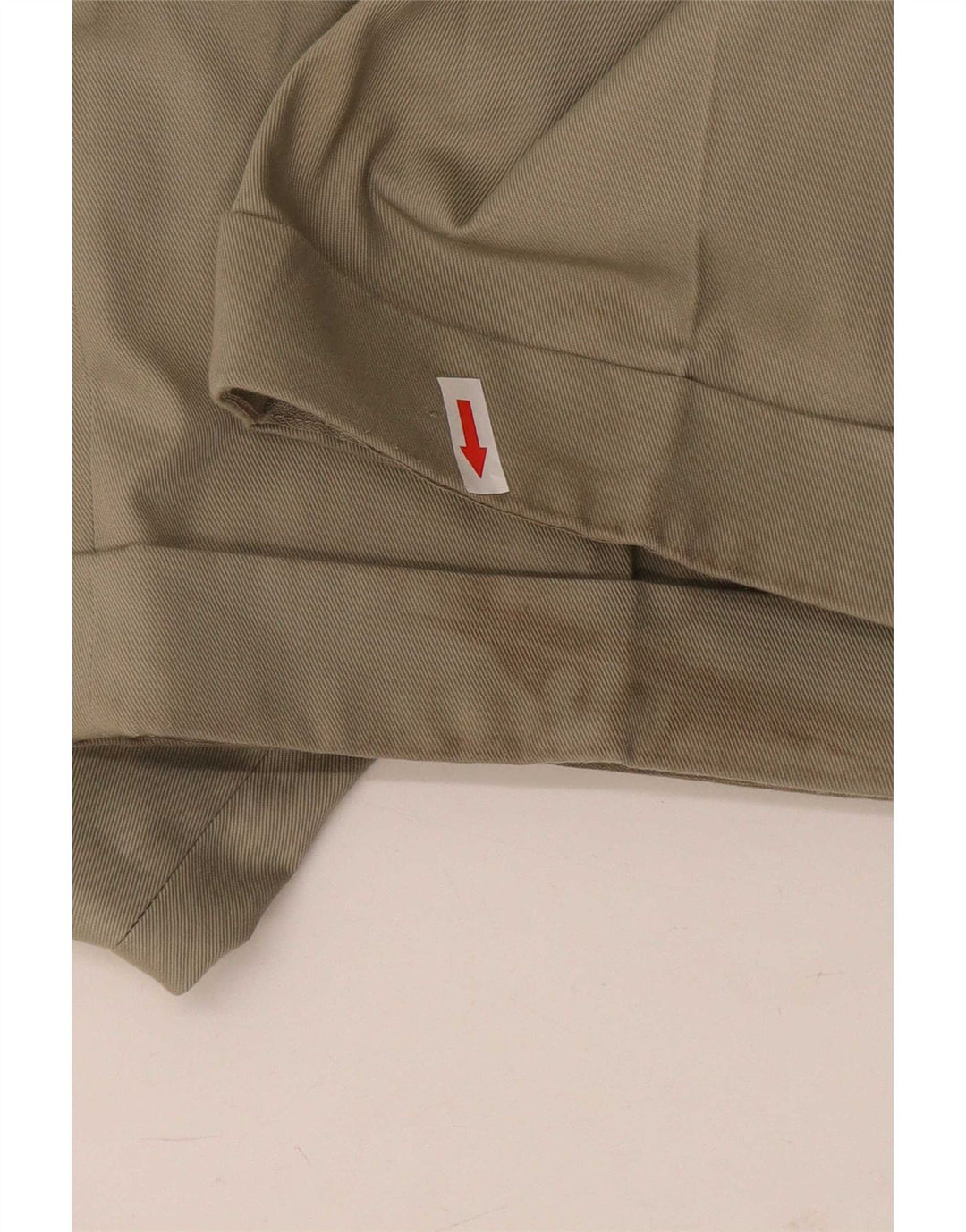 Calça chino masculina Marks & Spencer W34 L29 poliéster cinza