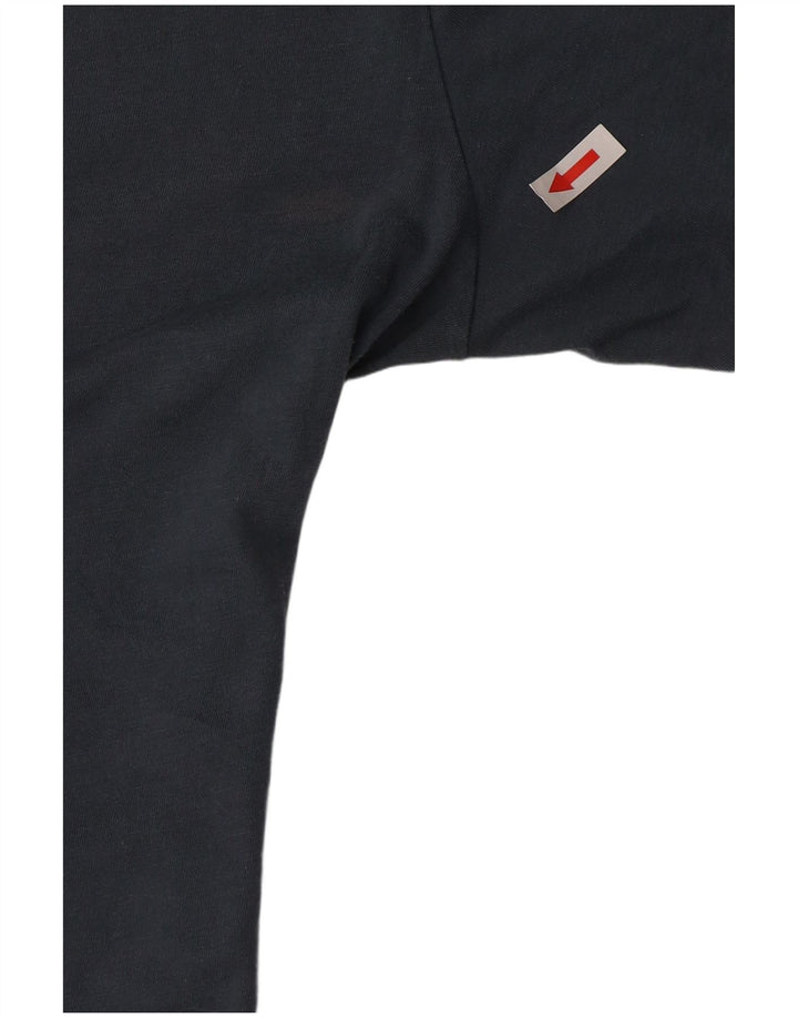 Camiseta masculina Under Armour Heat Gear Top Médio Azul Marinho