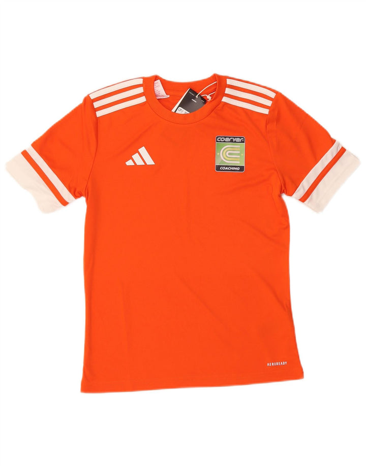 Camiseta ADIDAS Menino Aeroready Graphic Top 11-12 Anos Laranja Colorblock
