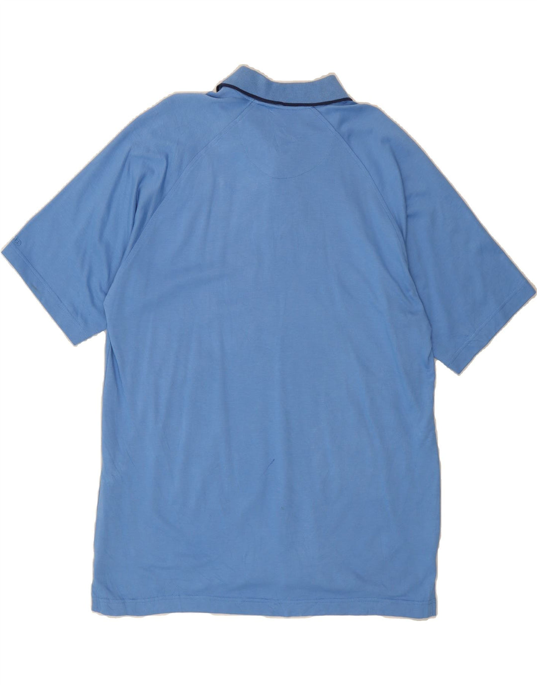 IZOD Mens Golf Polo Shirt Large Blue Cotton Vintage Izod and Second-Hand Izod from Messina Hembry 
