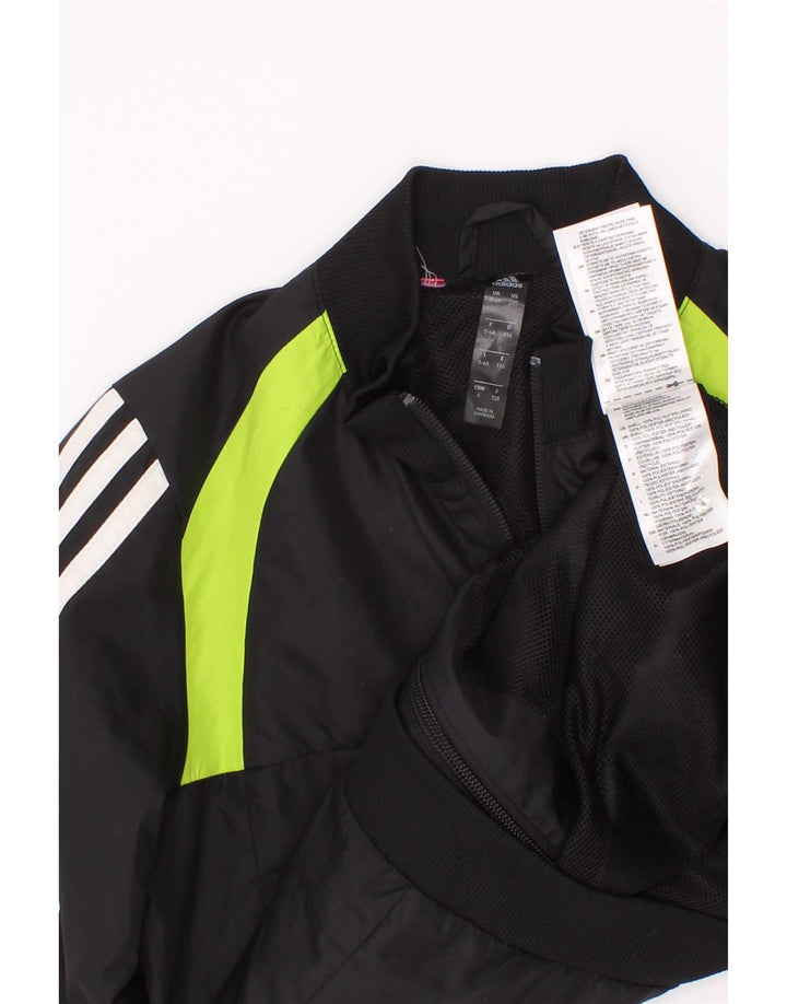 Jaqueta Adidas Meninos Treino Top 5-6 Anos Preto Colorblock Poliéster