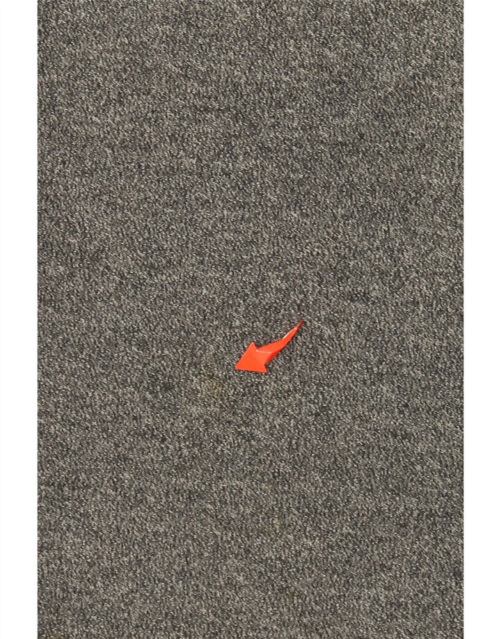 ABERCROMBIE & FITCH moletom masculino jumper cinza médio algodão colorblock