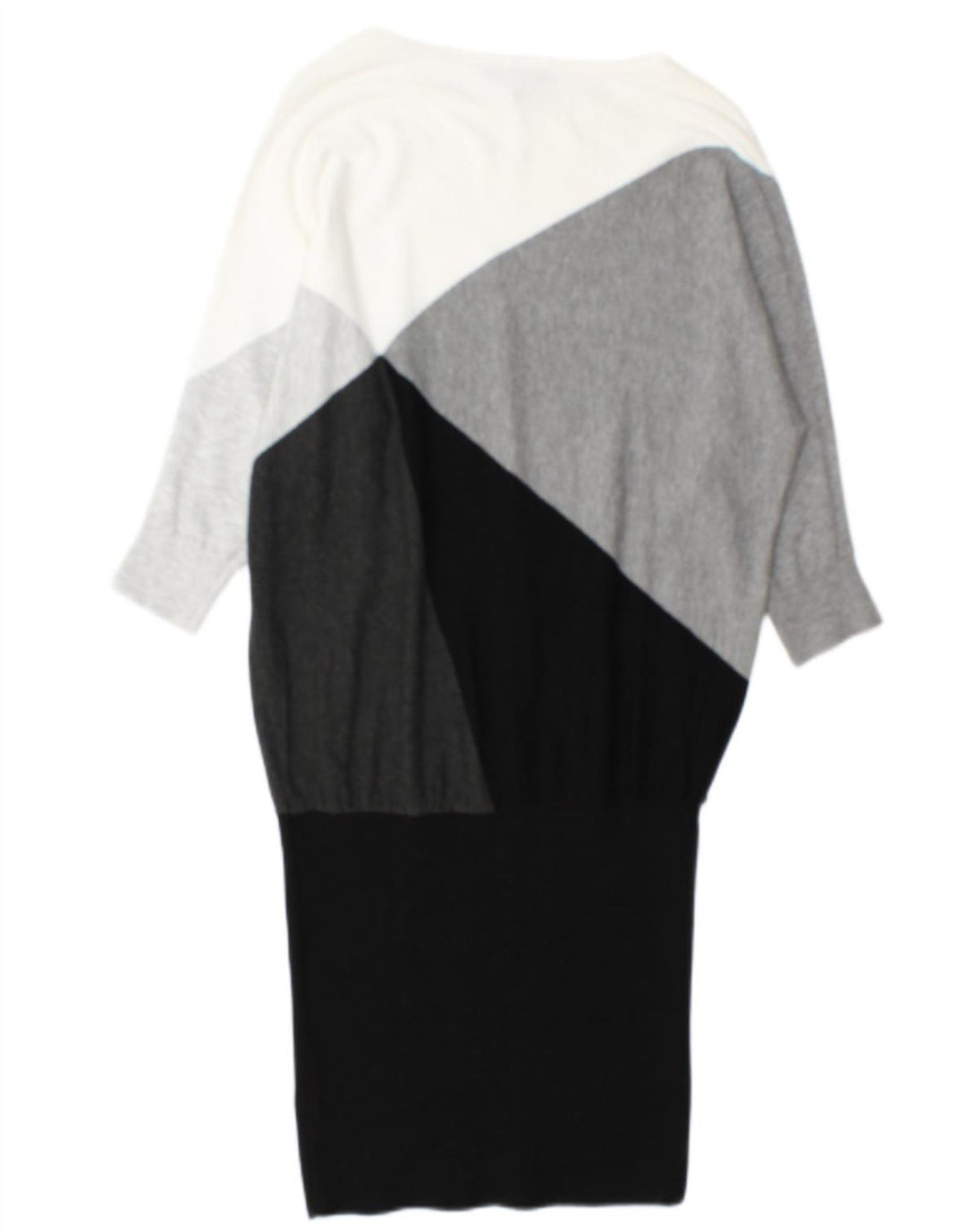 Vestido feminino de cintura baixa da fase oito UK 8 pequeno colorblock multicolorido