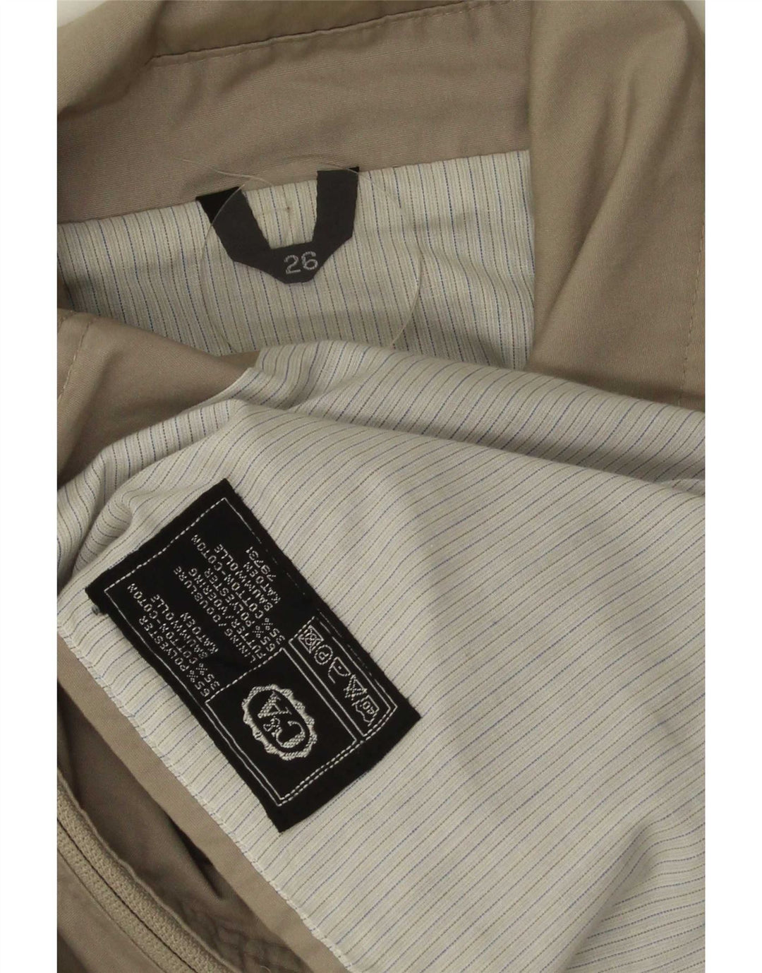 Jaqueta bomber masculina C&A UK 40 poliéster cinza grande