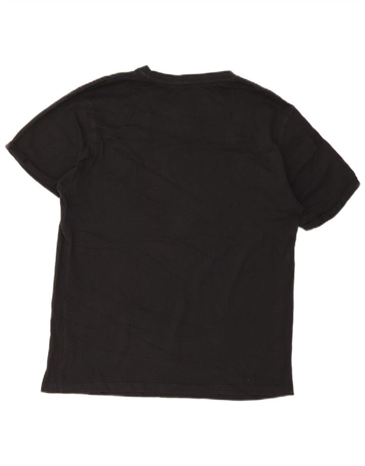Camiseta gráfica masculina Dickies Top grande de algodão preto