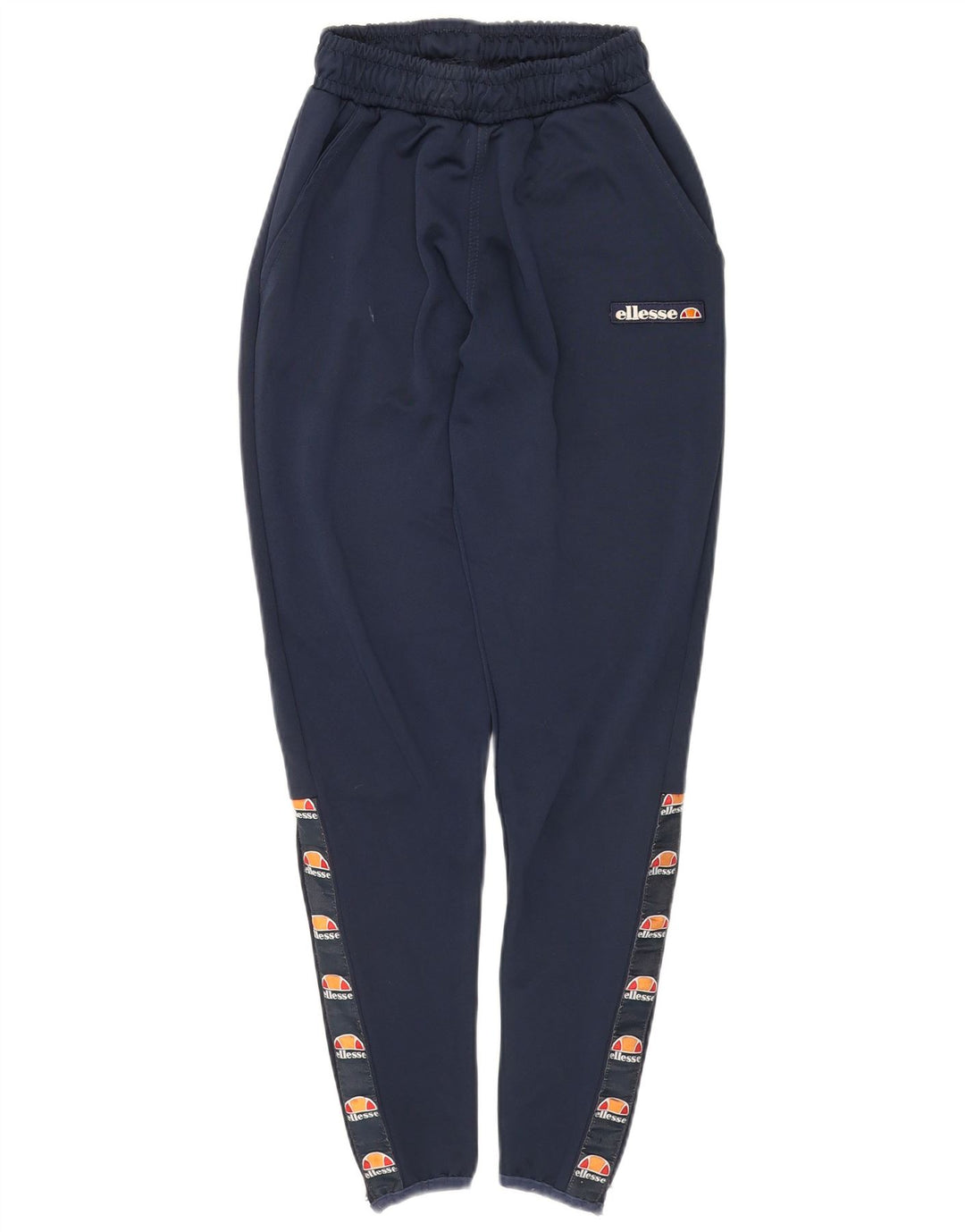Calça feminina ELLESSE com estampa gráfica UK 6 XS azul marinho poliéster
