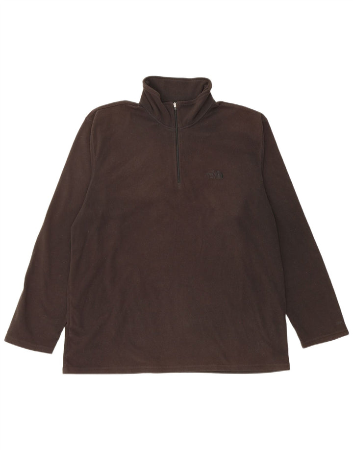 Suéter de lã masculino The North Face com zíper e gola XL preto poliéster