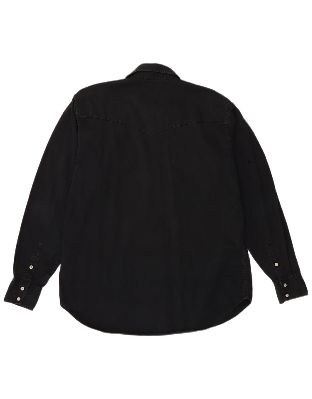 Camisa jeans masculina LEE grande algodão preto