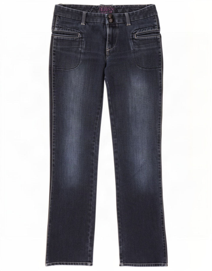 Calça Jeans Bootcut Feminina Armani Exchange EUA 6 Médio W28 L32 Azul Marinho