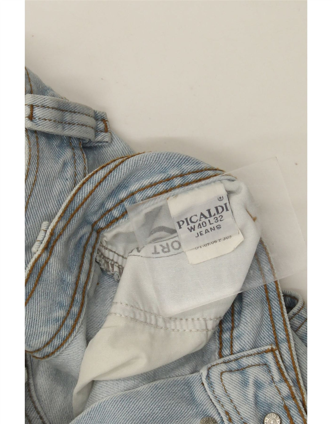 Calça jeans solta masculina PICALDI W40 L32 algodão azul