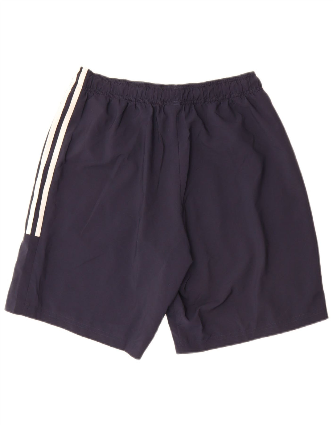 Shorts esportivos masculinos Adidas médio azul marinho poliéster