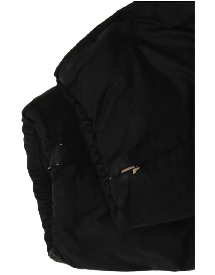 Jaqueta acolchoada com capuz Nike Boys 10-11 anos poliéster preto médio
