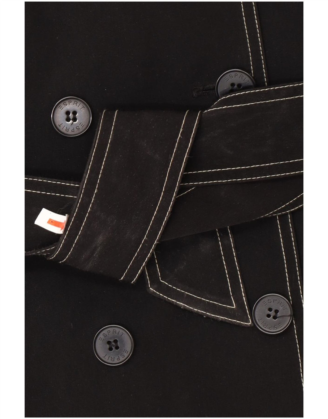 Casaco feminino Esprit Sherpa Pea UK 18 XL preto poliéster